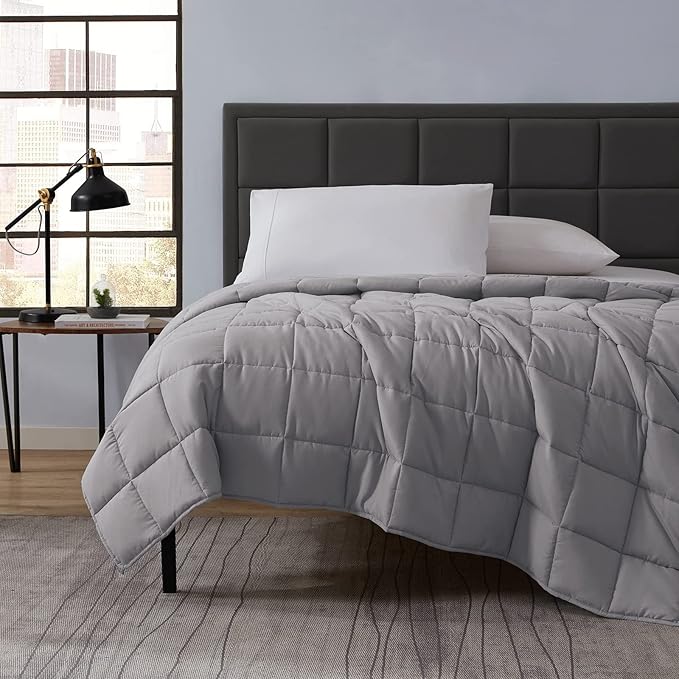 L'AGRATY Weighted Blanket - 36"x48" 5lbs Cooling Breathable Heavy Blanket Microfiber Material with Glass Beads All-Season Summer Fall Winter Soft Thick Comfort