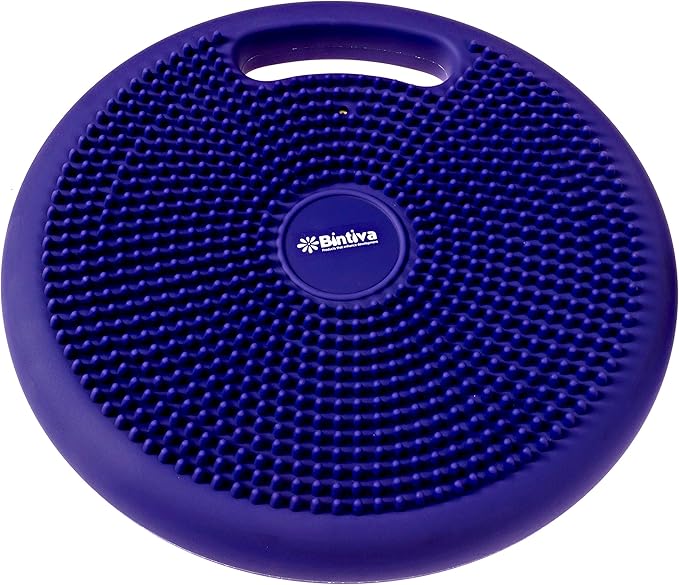 2 Pack Wobble Cushion Balance Disc - Wiggle Seat & Balance Pad for Exercise, Physical Therapy, Sensory Kids - Stability Disc, Dog Balance Disc