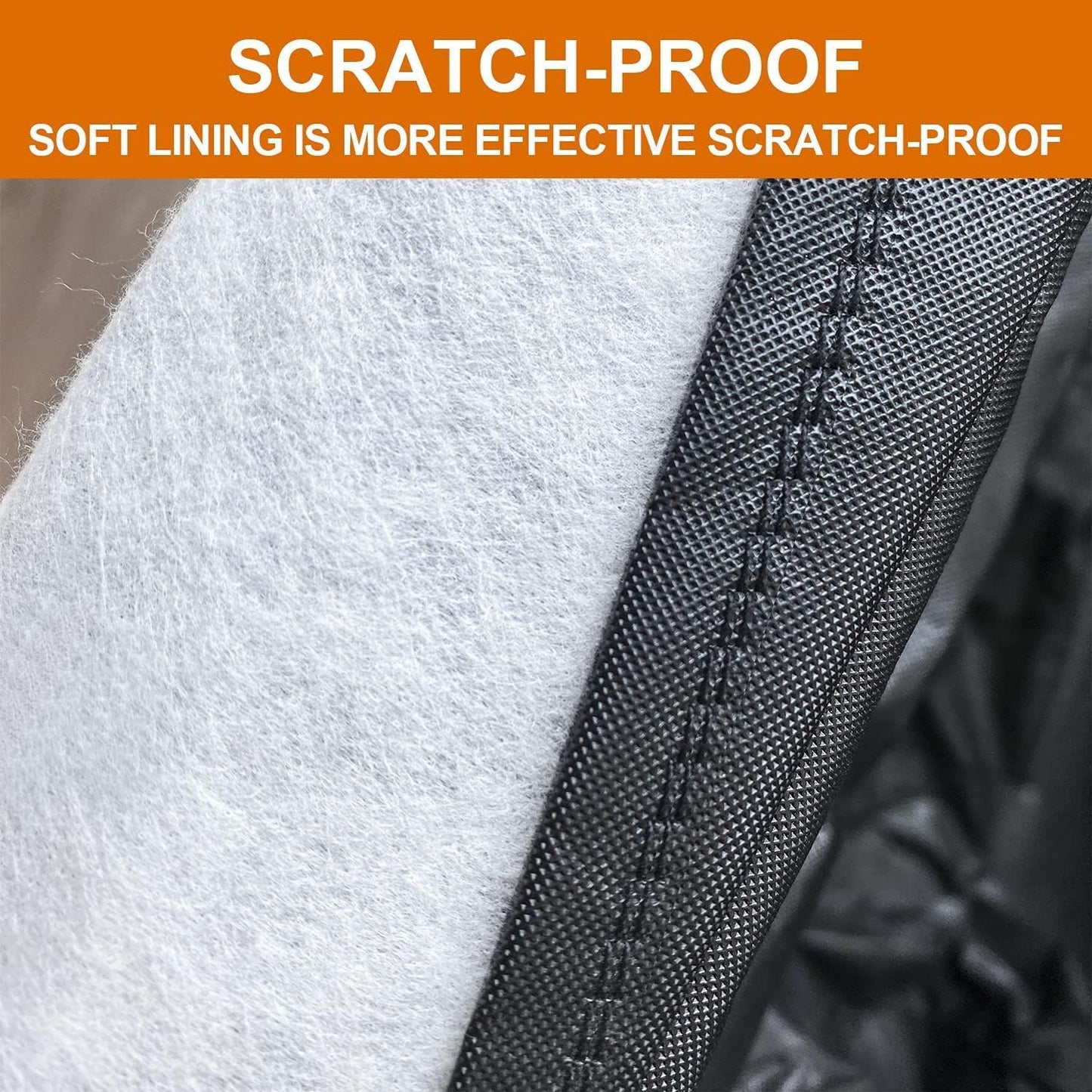 Kayme 7 Layers Heavy Duty Car Cover Waterproof All Weather, Universal Fit for Sedan Coupe Car (up to 165 inch), Such as Mazda Miata MX-5, Honda S2000.