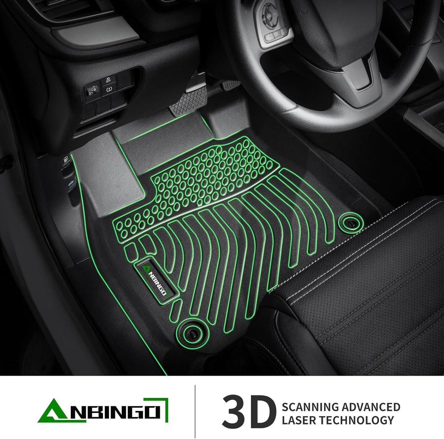 ANBINGO®Floor Mats Fit for Toyota 4Runner 2013-2024 / Lexus GX460 2014-2024 All Weather Mats for Toyota 4Runner TPE Car Mat Rugs for 2020 2021 4Runner Rubber Trunk Carpet for 2022 2023 4Runner