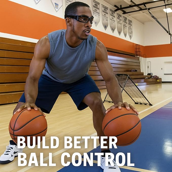 Liberty Imports 12 Pack Basketball Dribbling Goggles Adjustable Sport Training Glasses Aid for Team Training Aid Basketball Equipment Safety Specs for Adult Teenagers Youth