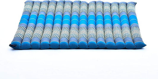 Leewadee Zabuton Seating Cushion – Square Floor Seat for Meditation Exercises, Light Yoga Mat Filled with Kapok