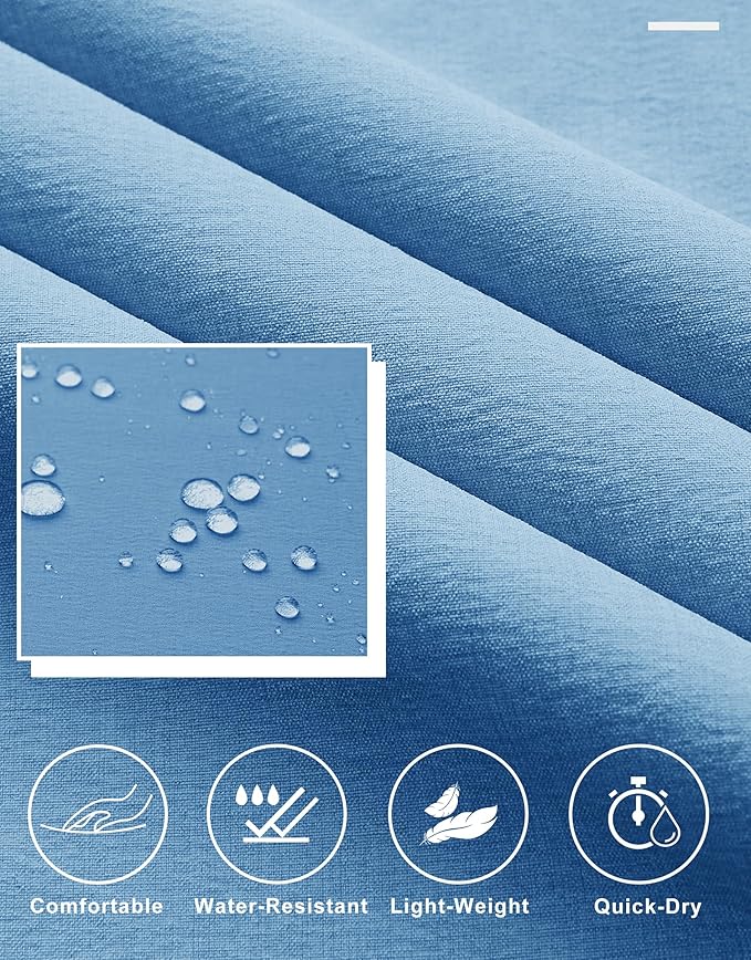 Libin Mens Golf Pants Stretch Work Dress Pants 30"/32"/34" Quick Dry Lightweight Casual Comfy Trousers with Pockets