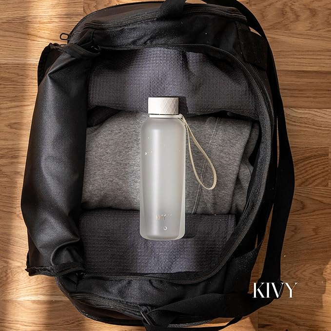 KIVY Tritan Water Bottle 2nd Generation (White Gold, 22oz)