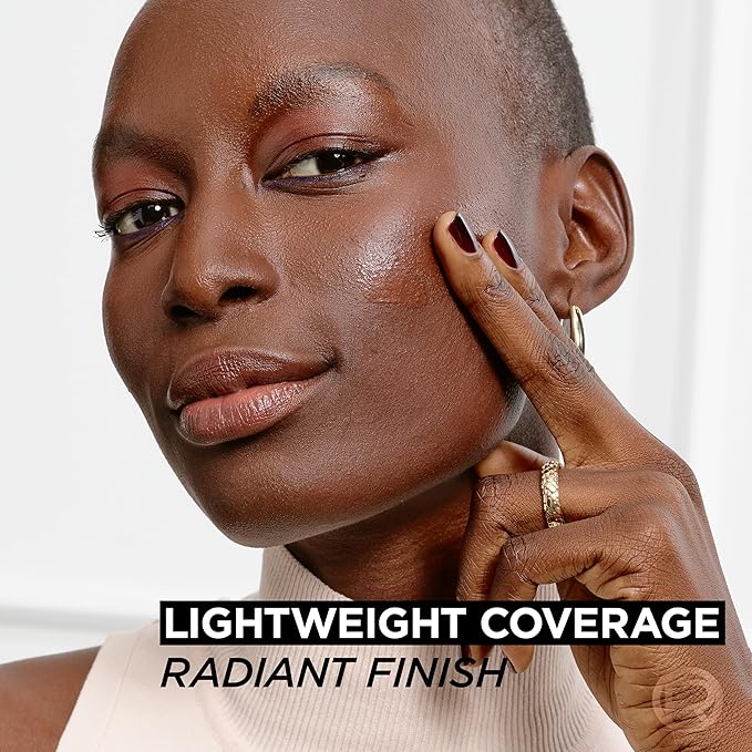 L'Oreal Paris True Match Nude Hyaluronic Tinted Serum Foundation with 1% Hyaluronic acid, Medium Tan 5-6, 1 fl. oz.